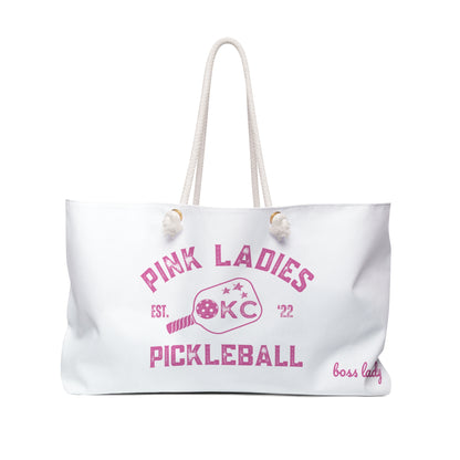 Pink Ladies Pickleball Weekender Bag - customize name