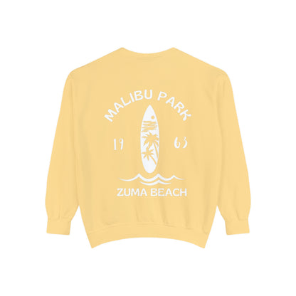 Malibu Park - Zuma Beach - Crew (Palm Tree Version) - Comfort Colors