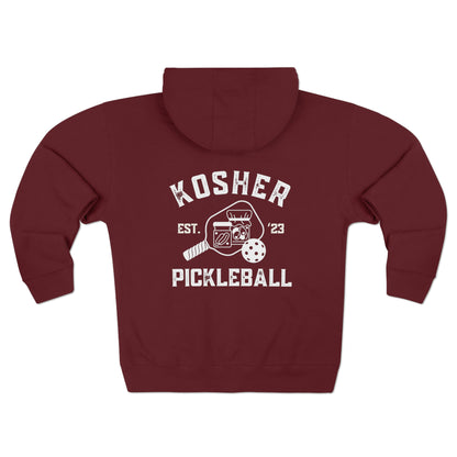 Kosher Pickleball - Unisex Premium Full Zip Hoodie