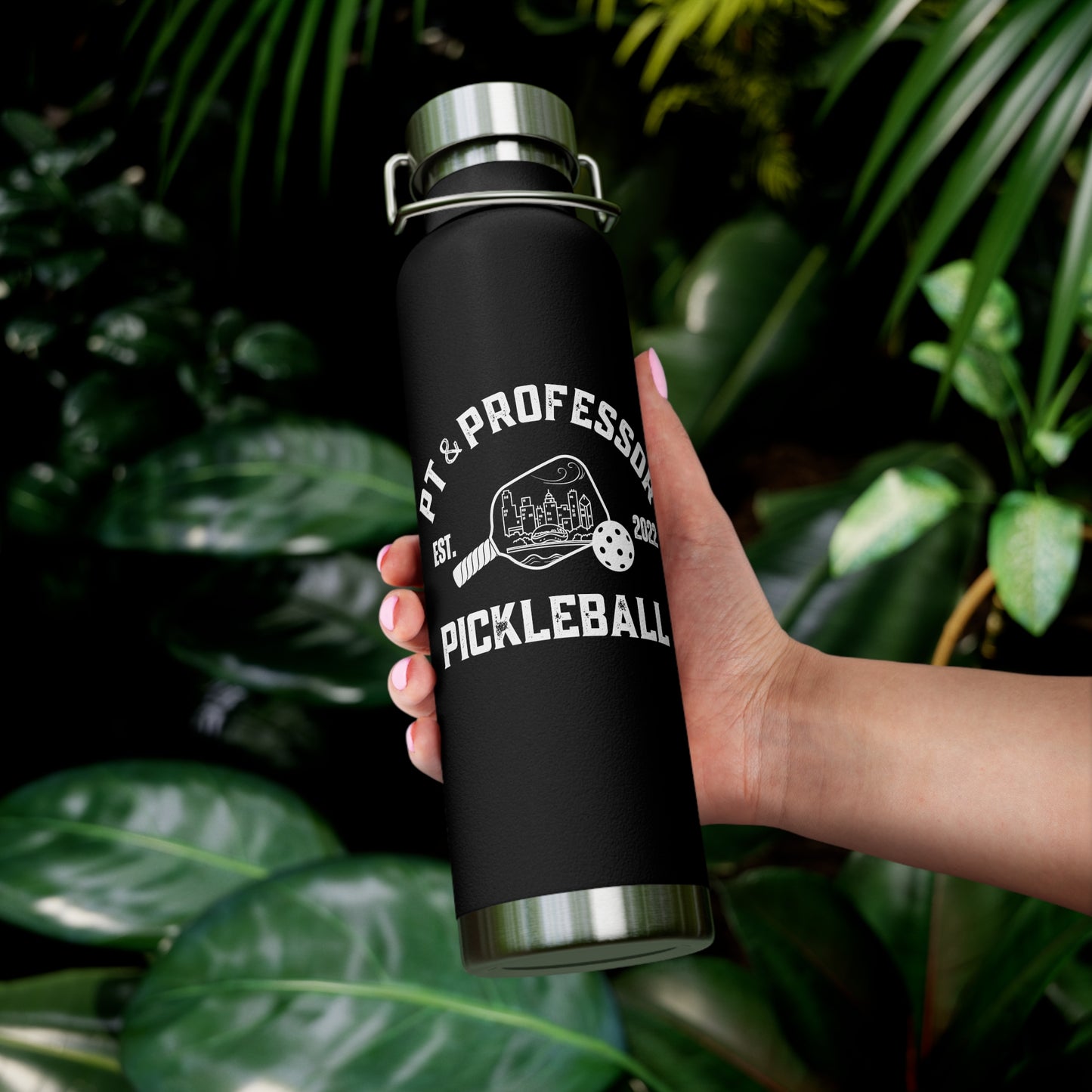 CUSTOMIZE YOUR PT & PROFESSOR ~Copper Vacuum Insulated Bottle, 22oz - add in notes section your name, we do for you