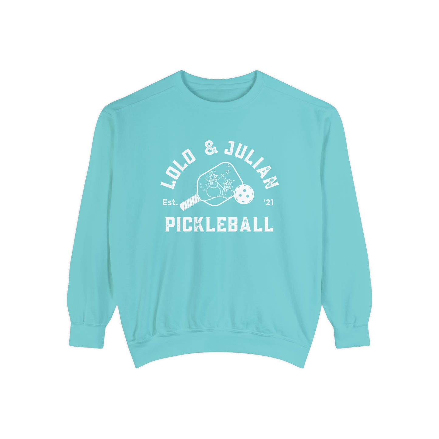 Beachy LOLO & Julian Snowman Pickleball Crew - Comfort Colors