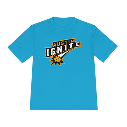 Austin Ignite NPL Team - Unisex (fuller cut)  Moisture Wicking T - customize  back