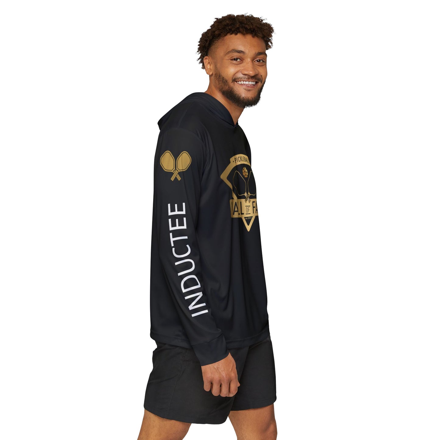 Pickleball Hall of Fame personalized Unisex Sports Warmup Hoodie SPF 50