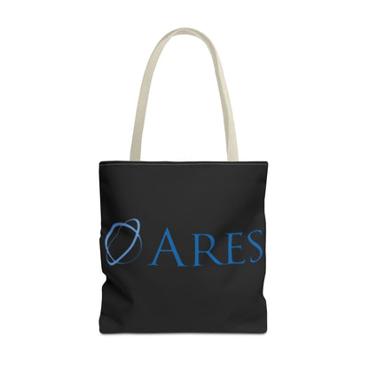 Ares Logo Tote Bag - Stylish Black Carryall for Everyday Use