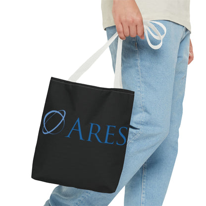 Ares Logo Tote Bag - Stylish Black Carryall for Everyday Use