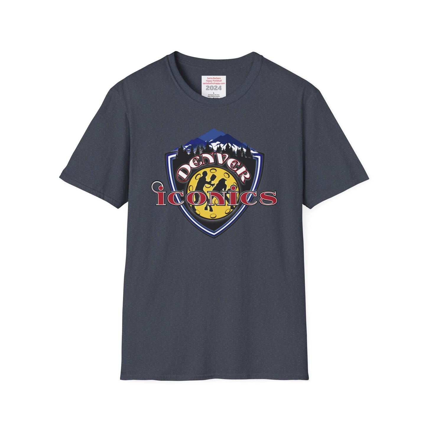 Denver Iconics NPL Team - Unisex 100% cotton soft style T - can customize back