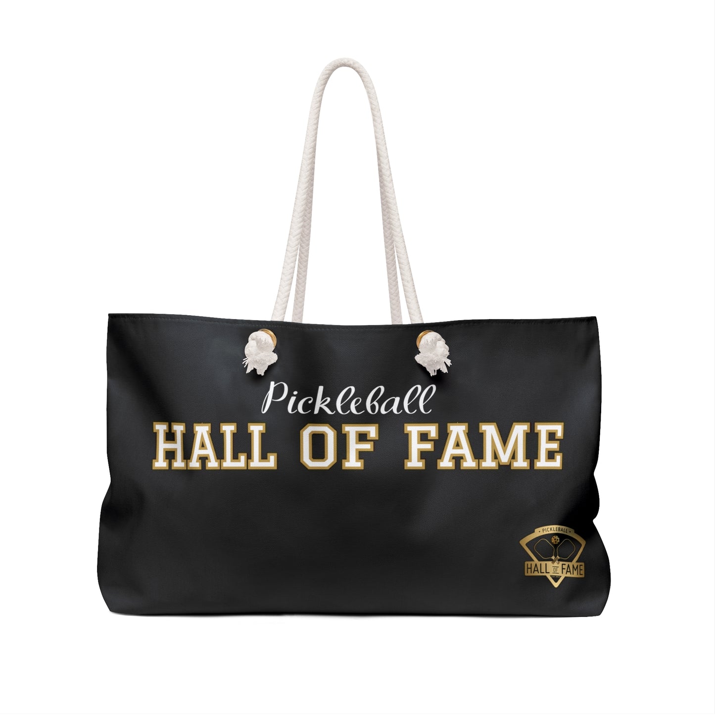 Pickleball Hall of Fame - Pickleball Weekender Bag - Add Hall of Fame name, or Blank