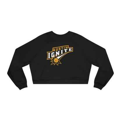 Austin Ignite Customize back - Women's Cropped Fleece Pullover