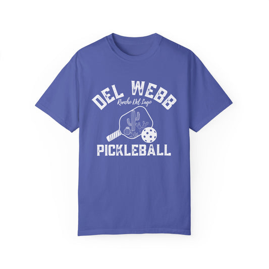 Del Webb Pickleball - Favorite Unisex Garment-Dyed T-shirt, Beachy Look