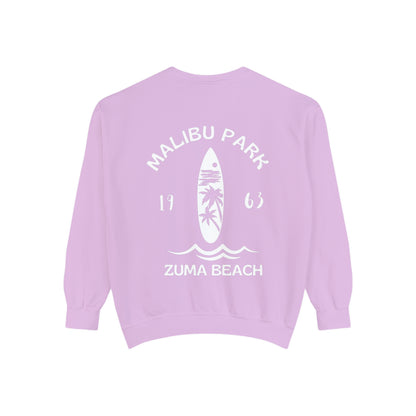 Malibu Park - Zuma Beach - Crew (Palm Tree Version) - Comfort Colors