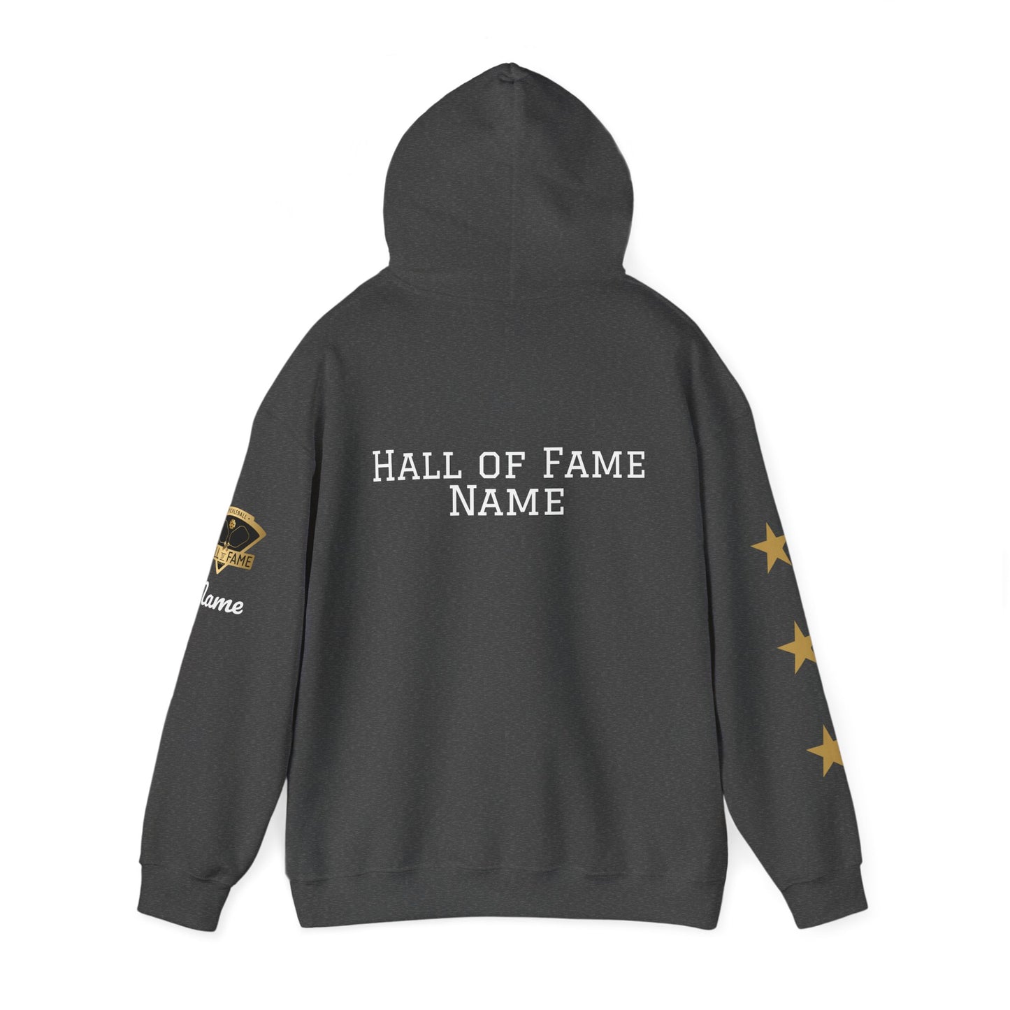 Pickleball Hall of Fame - Hoodie - Customize Hall of Fame Name, or no name