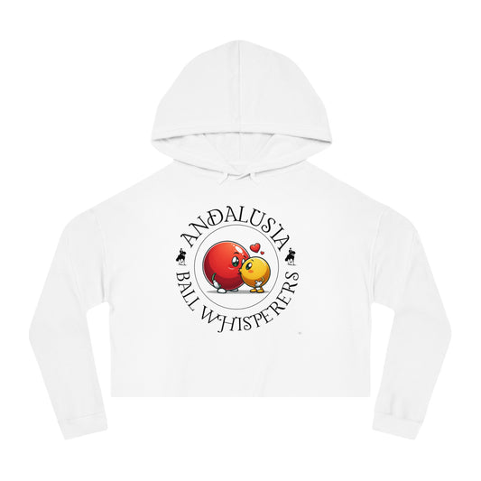 Andalusia Ball Whisperers Women’s Cropped Hoodie - 80% cotton/20% poly