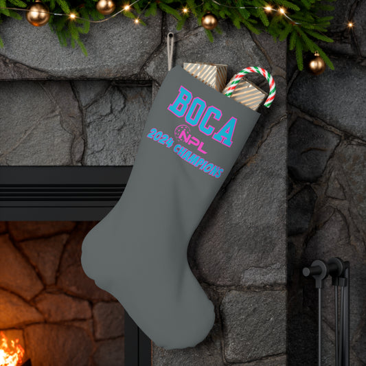 BOCA NPL Team Santa Stocking