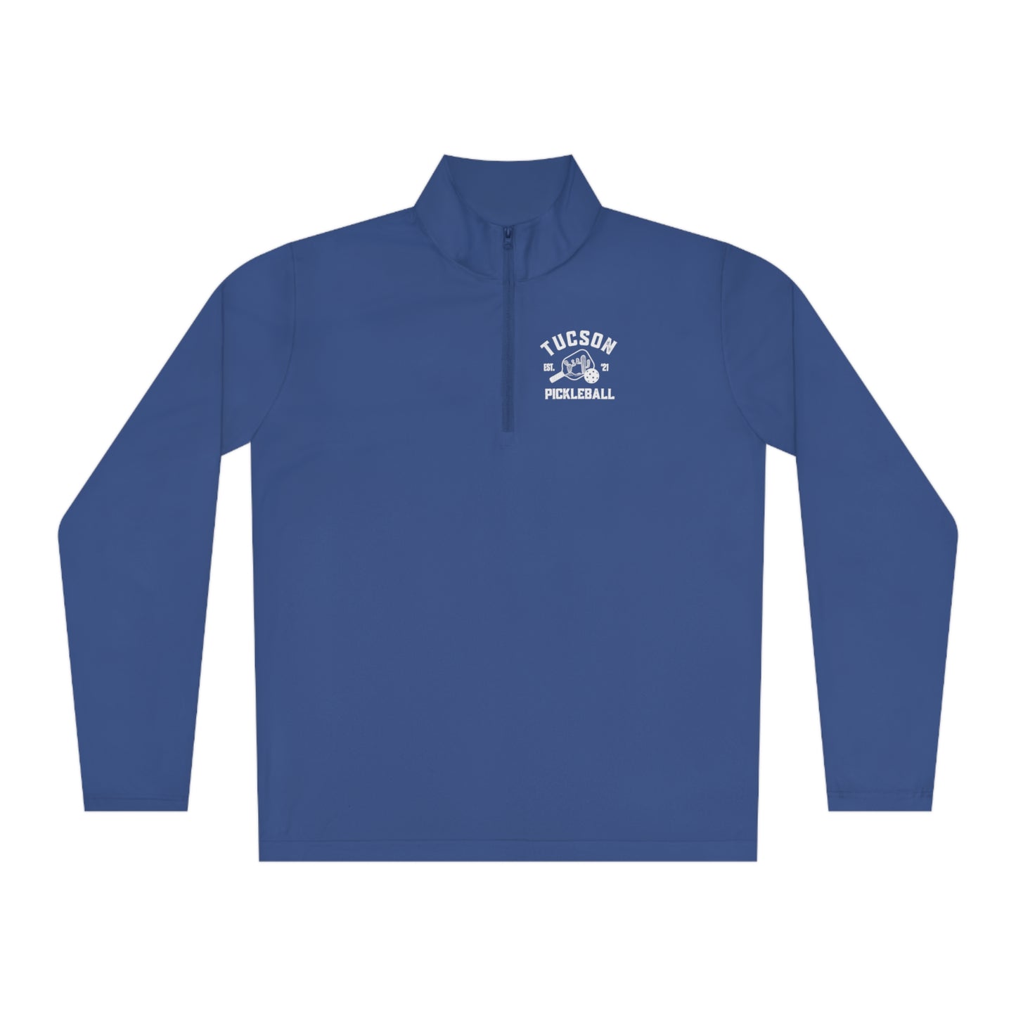 Tucson Pickleball - Unisex Quarter-Zip Pullover - name on back