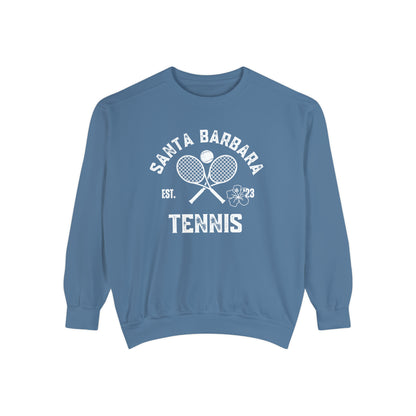 Santa Barbara Tennis - Crew - Comfort Colors - Unisex Garment-Dyed Sweatshirt