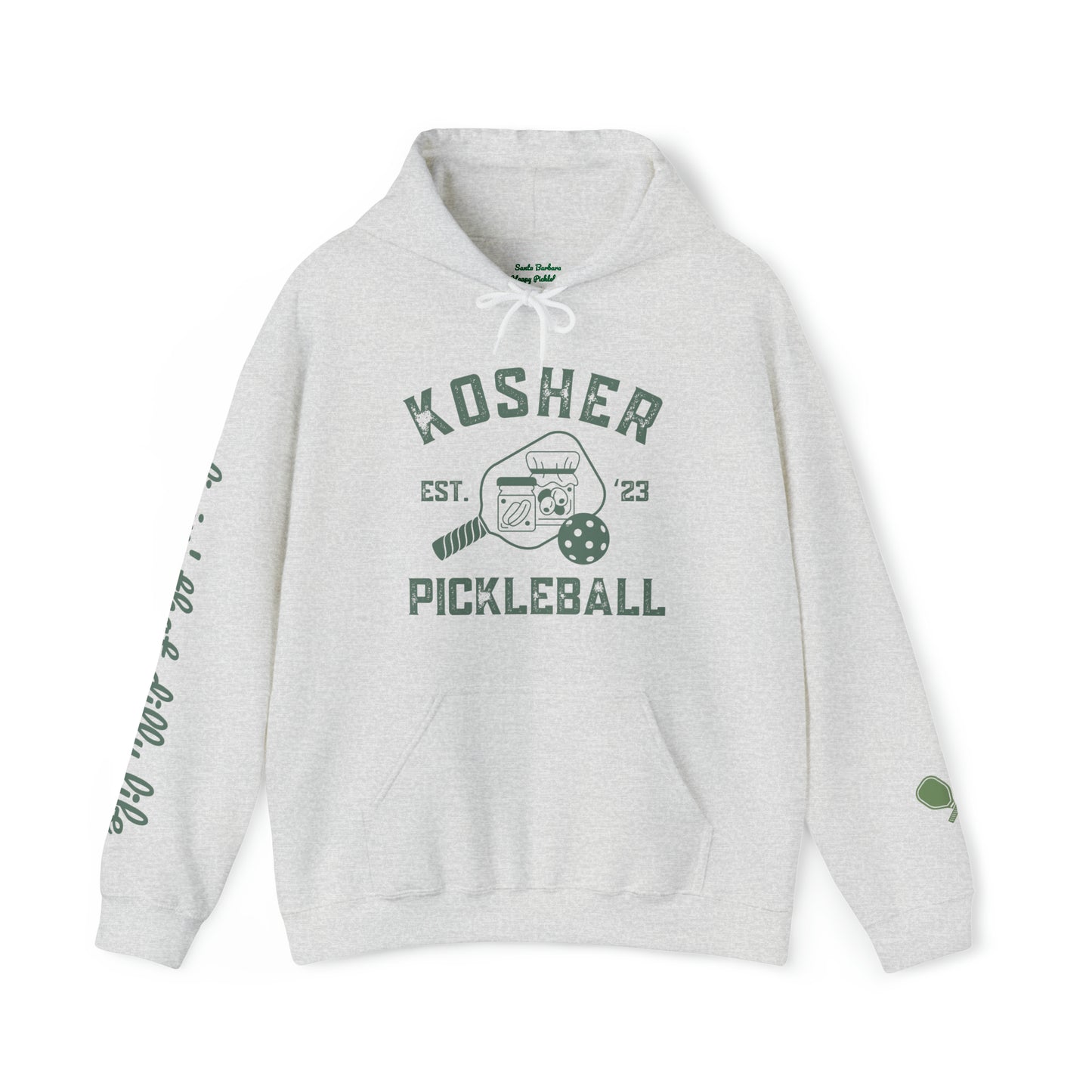 Kosher Pickleball Hoodie - Unisex Heavy Blend™ GREEN print