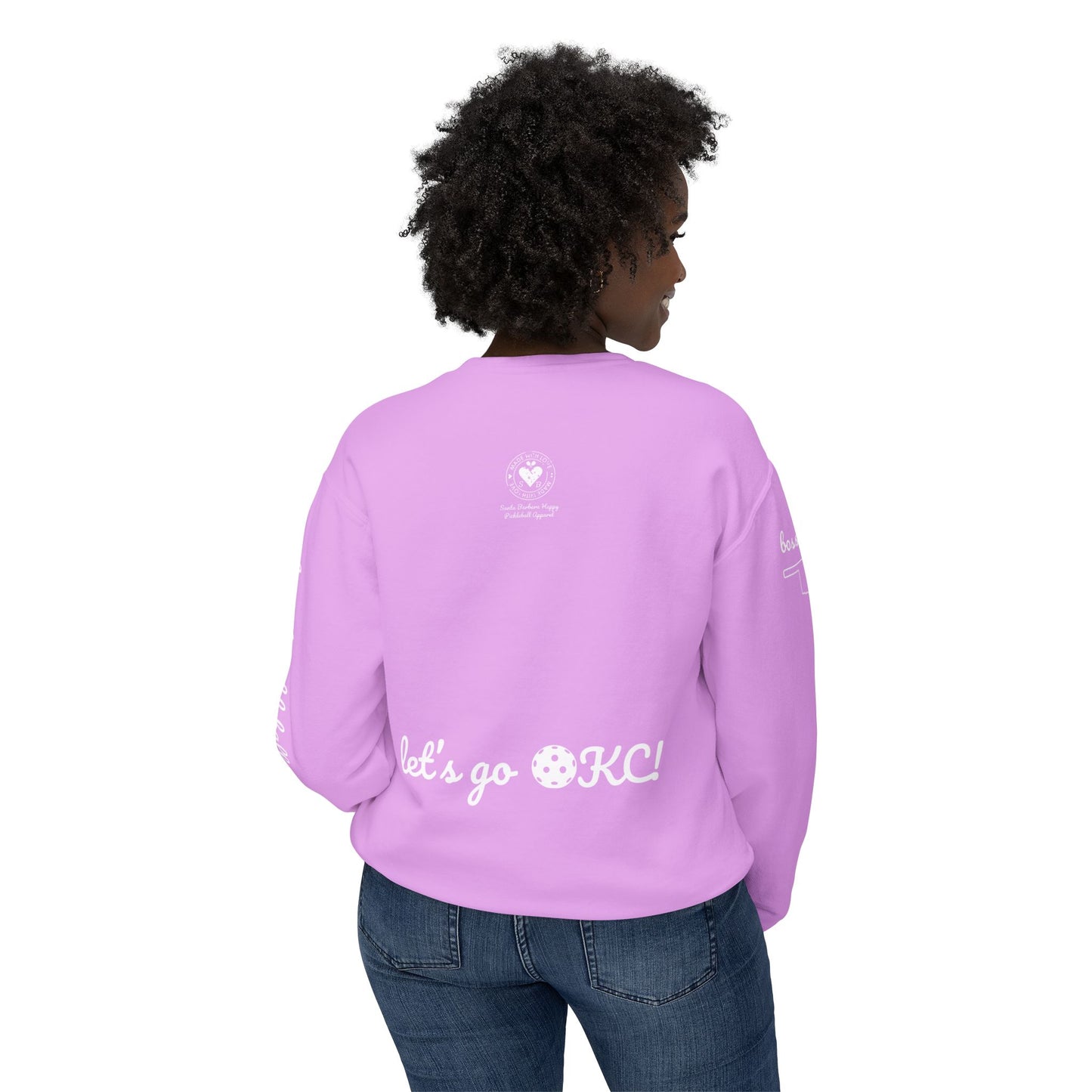 Boss Lady Unisex Lightweight Crewneck Sweatshirt