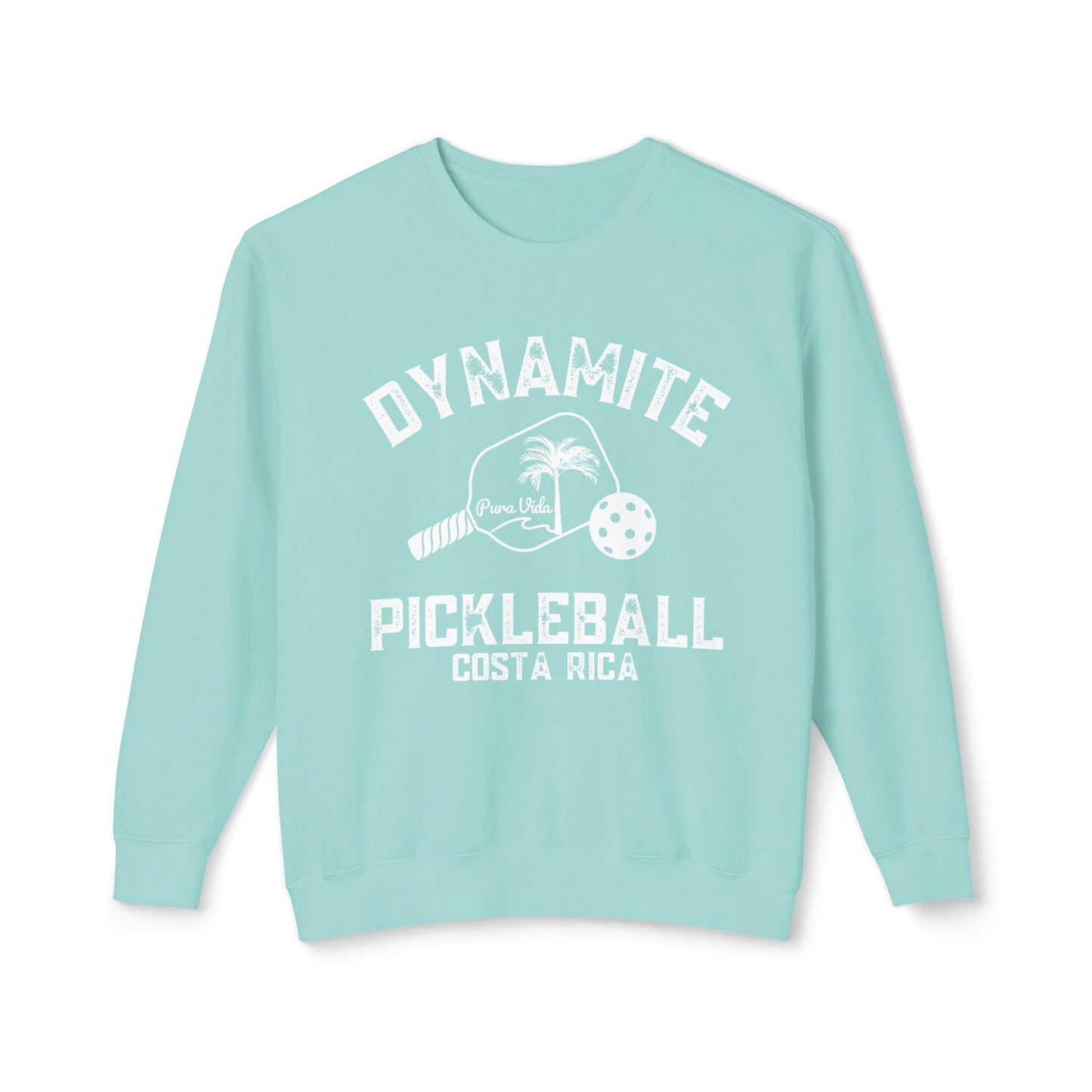 Pura Vida Garment Dyed lightweight Crew - 80% cotton