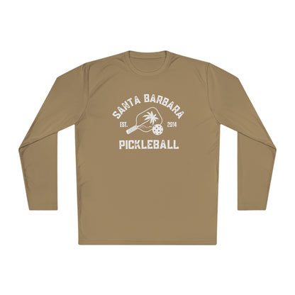 Santa Barbara Pickleball - Dark colors- Unisex Lightweight Long Sleeve Tee Moisture Wicking