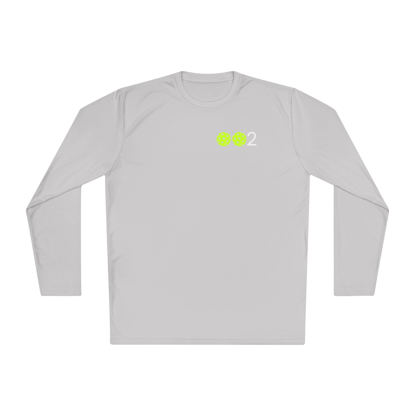 PICKLZ SPF 40 Men’s Cut/Unisex Moisture Wicking Lightweight Long Sleeve Tee - add your number in instructions