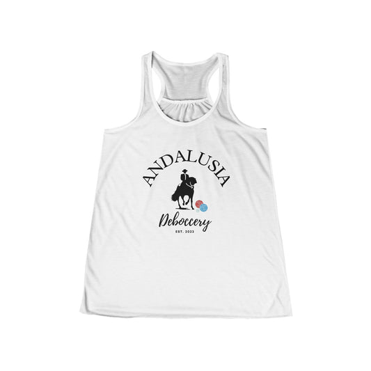 Andalusia Deboccery Women's Flowy Racerback Tank Cotton blend