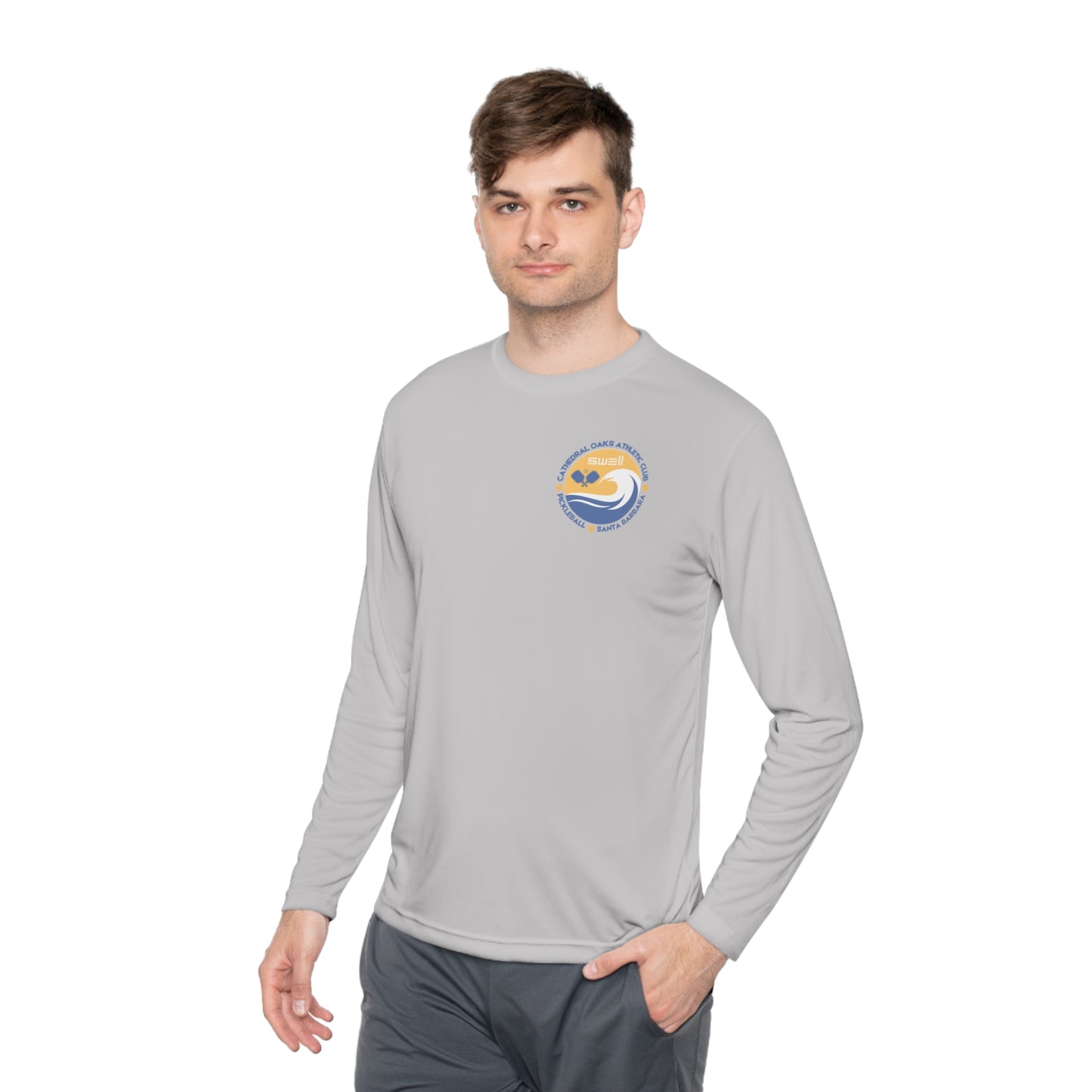 Cathedral Oaks SWELL Pickleball - Men’s/Unisex Lightweight Long Sleeve Tee - add name on front or back