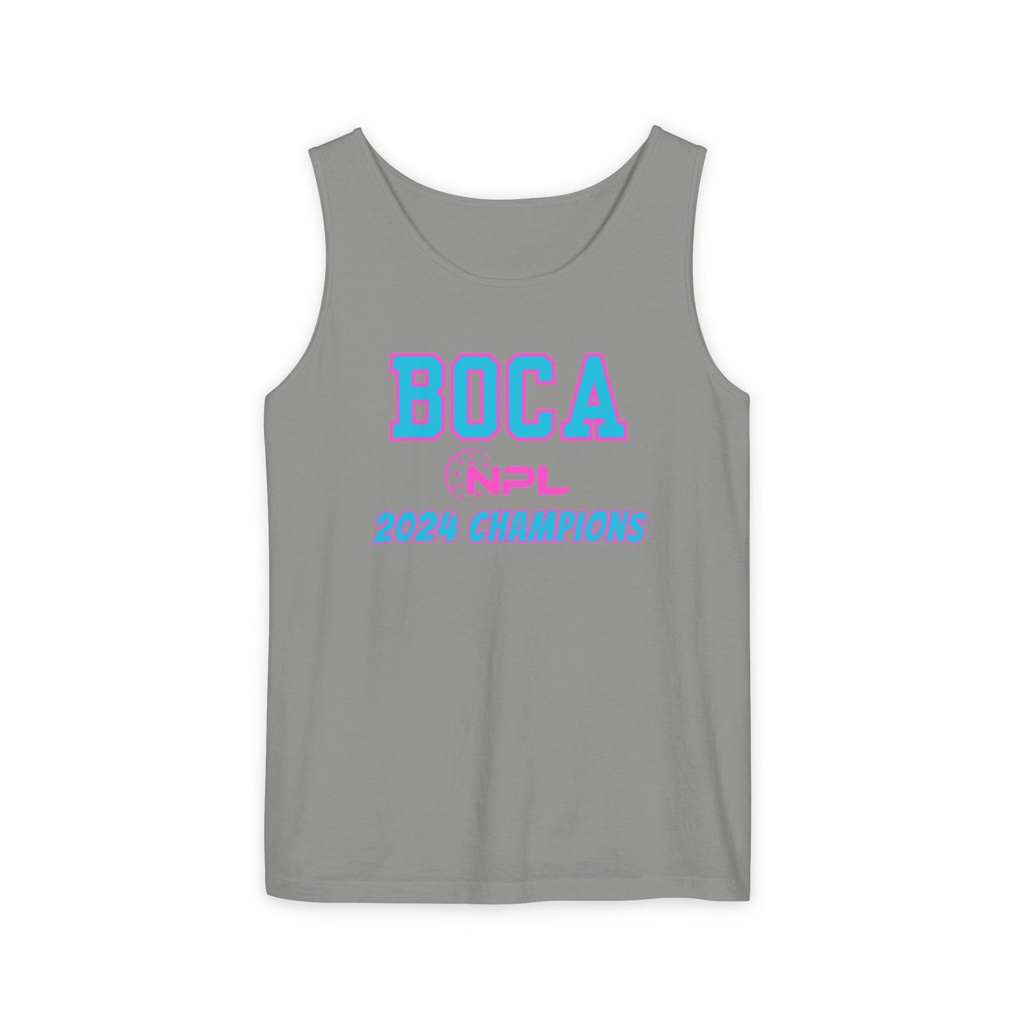 BOCA NPL ‘24 Champions - Unisex Garment-Dyed Tank Top