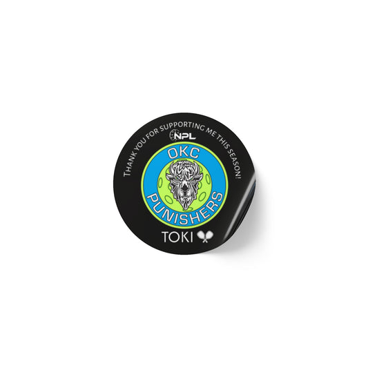 TOKI Custom OKC Roll of Stickers - Choose Quantity