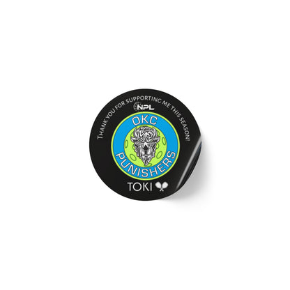 TOKI Custom OKC Roll of Stickers - Choose Quantity