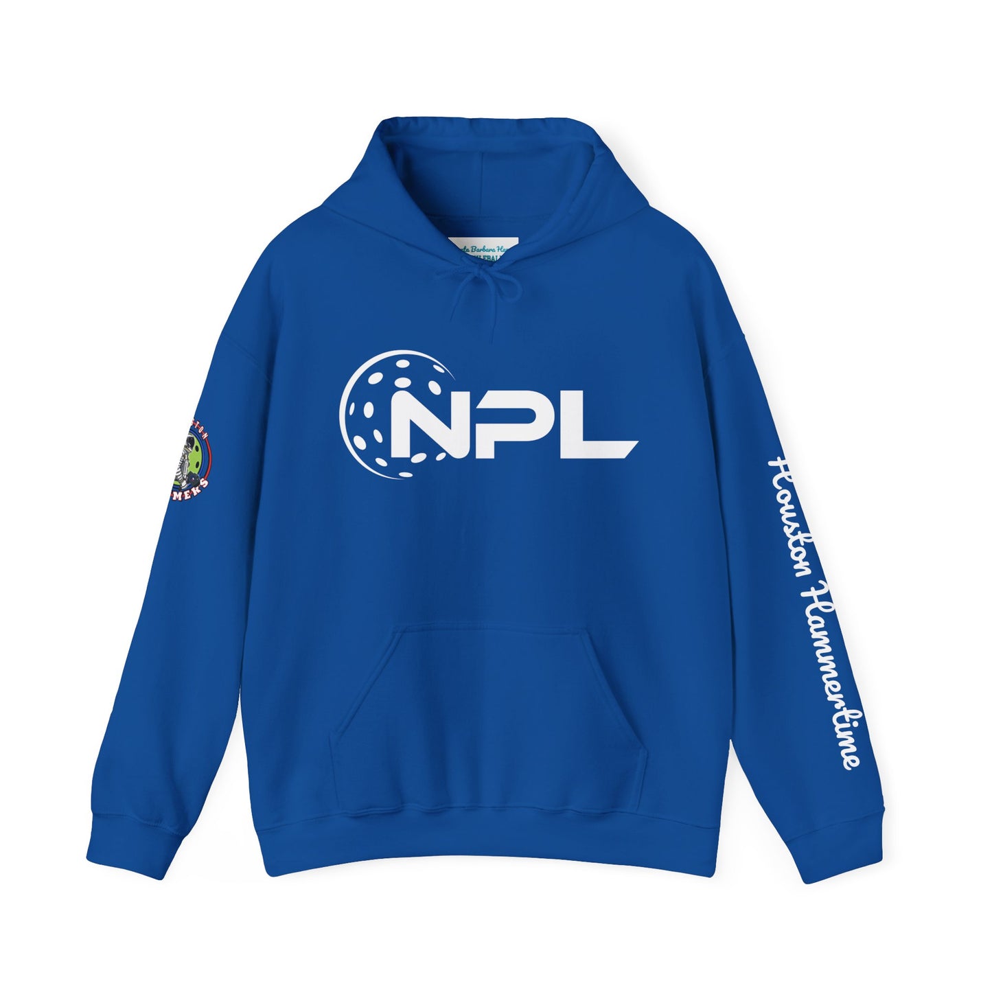 Custom NPL Hoodie name back & sleeve  *Houston Hammers - Multi Sided Design - Unisex Hoodie