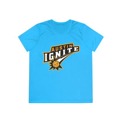 Austin Ignite NPL Team - Moisture Wicking, SPF 40, Ladies Competitor Tee - customize back