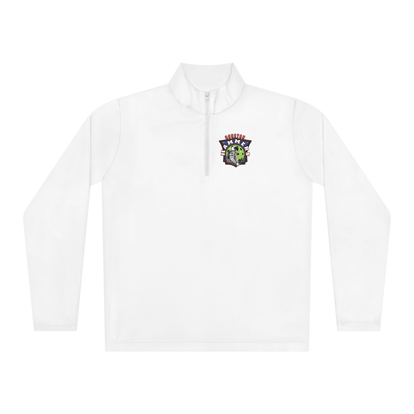 Houston Hammers NPL - Unisex (Fuller Cut) SPF 40, Moisture Wicking- Quarter-Zip Pullover