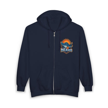 The Del Rays Unisex Zip Up Hoodie - Add name