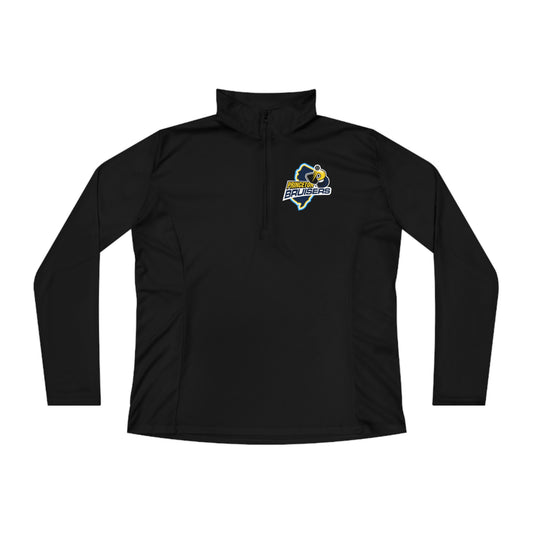 Princeton Bruisers - Ladies Quarter-Zip, Moisture Wicking, SPF 40 (Can remove large logo back, add your name)