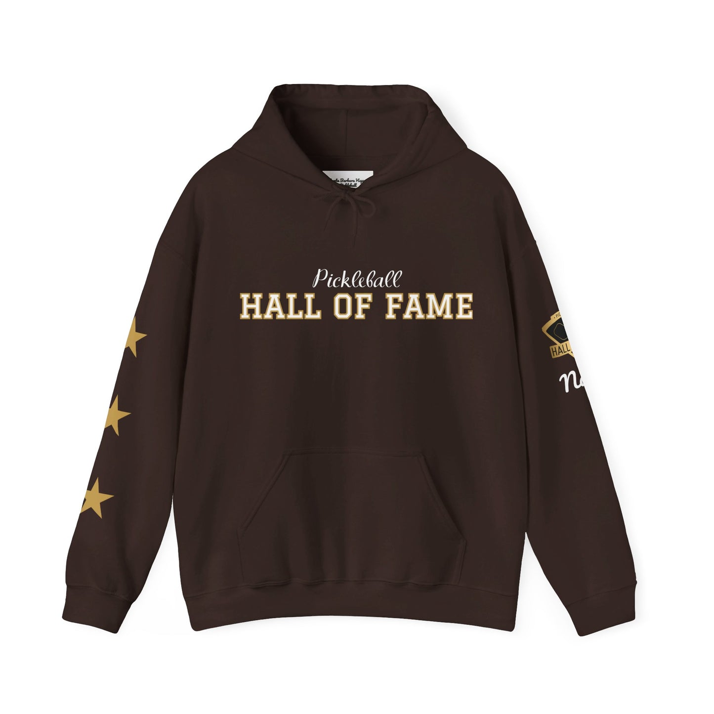 Pickleball Hall of Fame (RIFKIN example) - Hoodie - Customize Hall of Fame Name, or no name