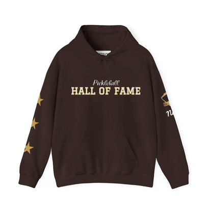 Pickleball Hall of Fame (RIFKIN example) - Hoodie - Customize Hall of Fame Name, or no name