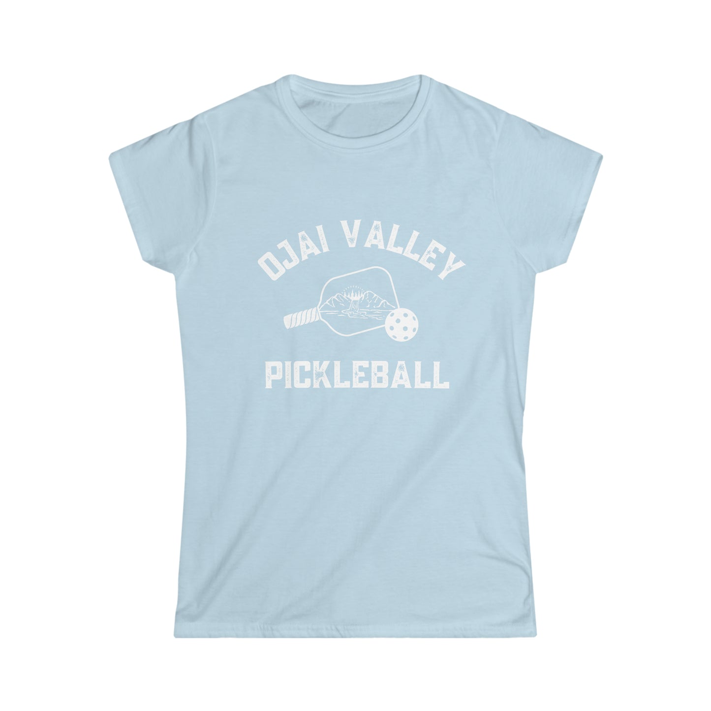 Ojai Valley Pickleball Women's Softstyle Tee