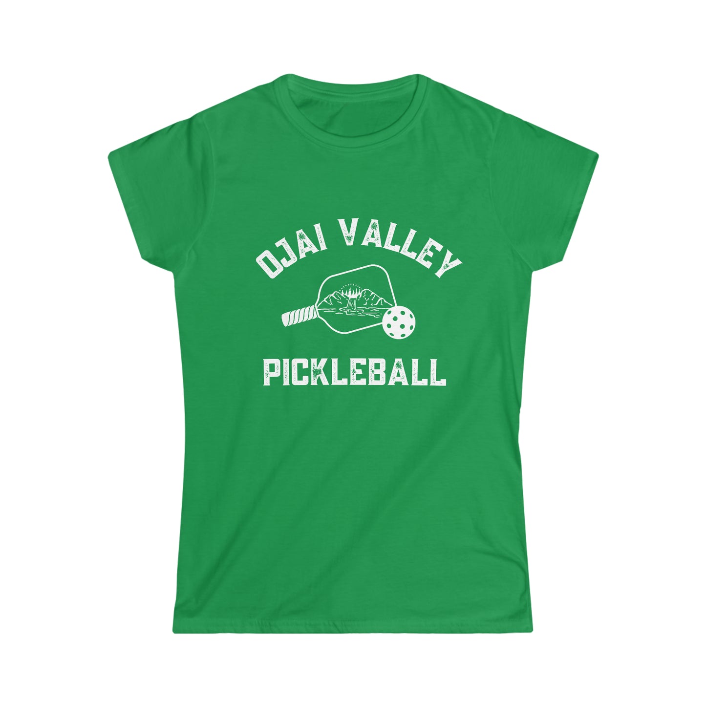 Ojai Valley Pickleball Women's Softstyle Tee