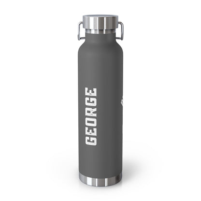 Professor & Pt - George name - Copper Vacuum Insulated Bottle, 22oz