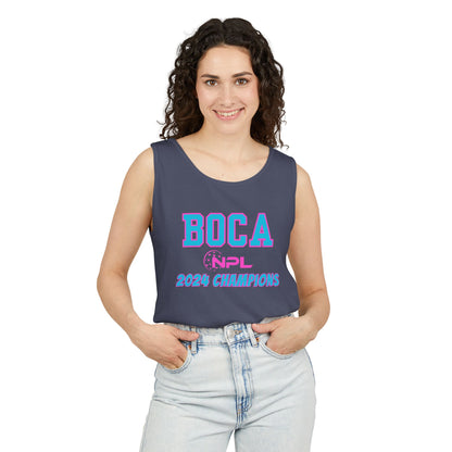 BOCA NPL ‘24 Champions - Unisex Garment-Dyed Tank Top