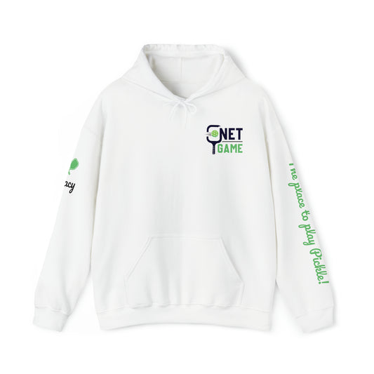 Tracy - Net Game Pickle  Lori 4 - White Plush Hoodie