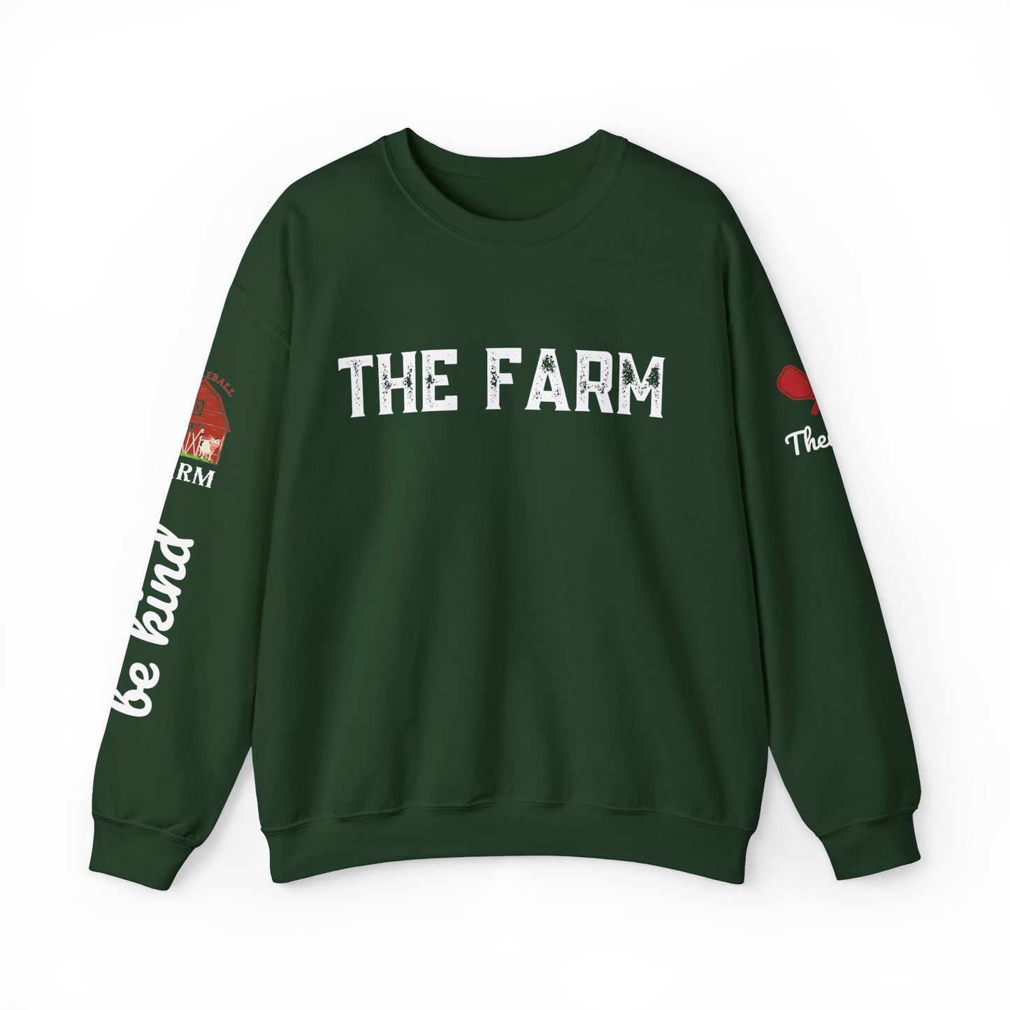 Pickleball Farm Crews - The Farm on front - Customize Sleeve, add in notes