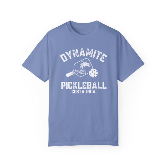 Dynamite Pickleball - Costa Rica - Pura Vida - Unisex Garment-Dyed T-shirt