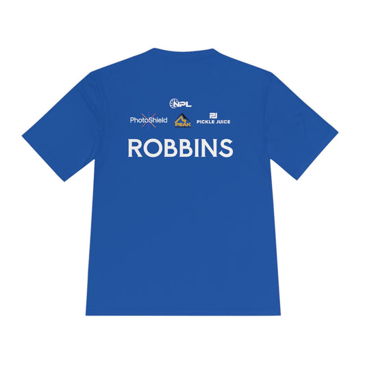 Robbin’s  Men’s Sponsor Princeton Bruisers - NPL Team Unisex Moisture Wicking Tee, SPF 40