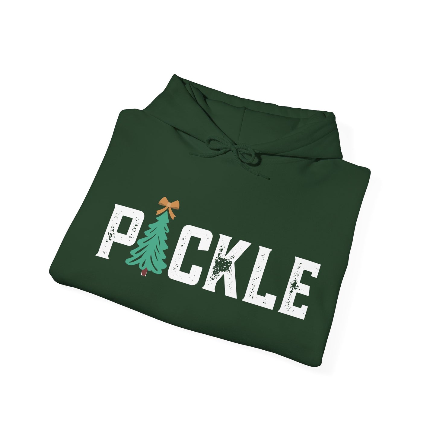 PICKLE Candy Cane Hoodie (50/50) Unisex - Can customize sleeve w/name optional