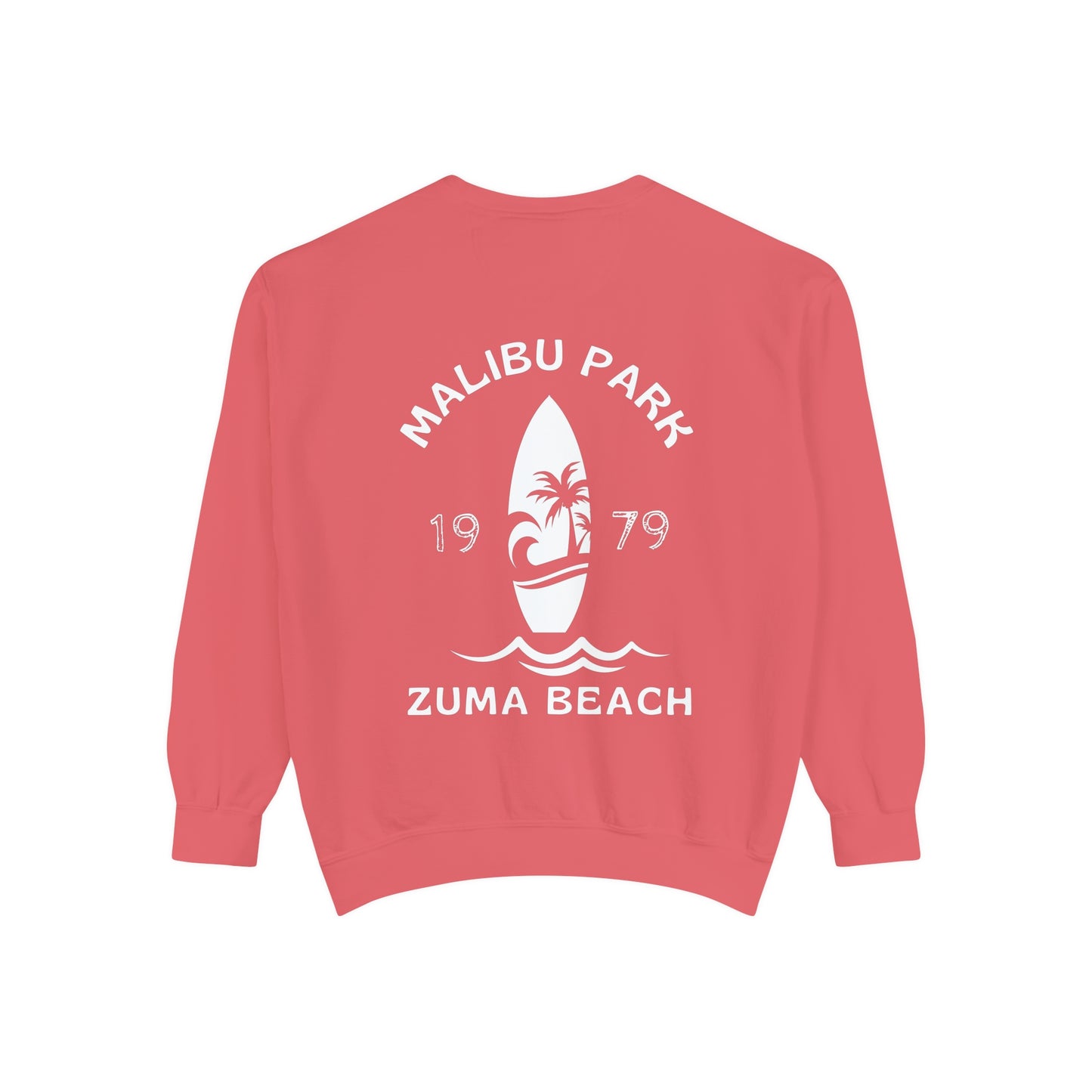 Malibu Park Zuma Beach Crew Comfort Colors - 1979