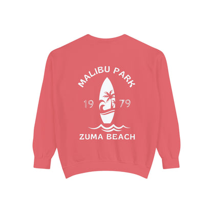 Malibu Park Zuma Beach Crew Comfort Colors - 1979