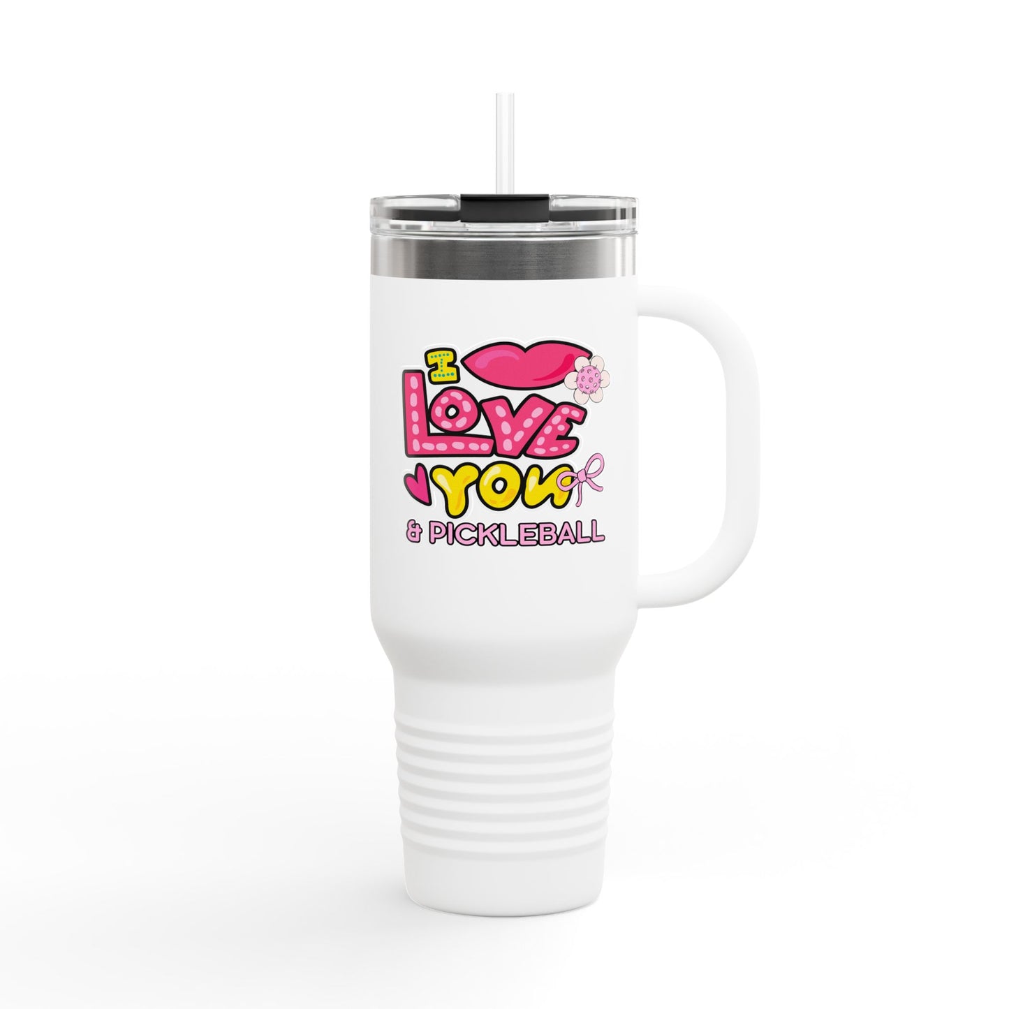 I Love You & Insulated Travel Mug, 40oz