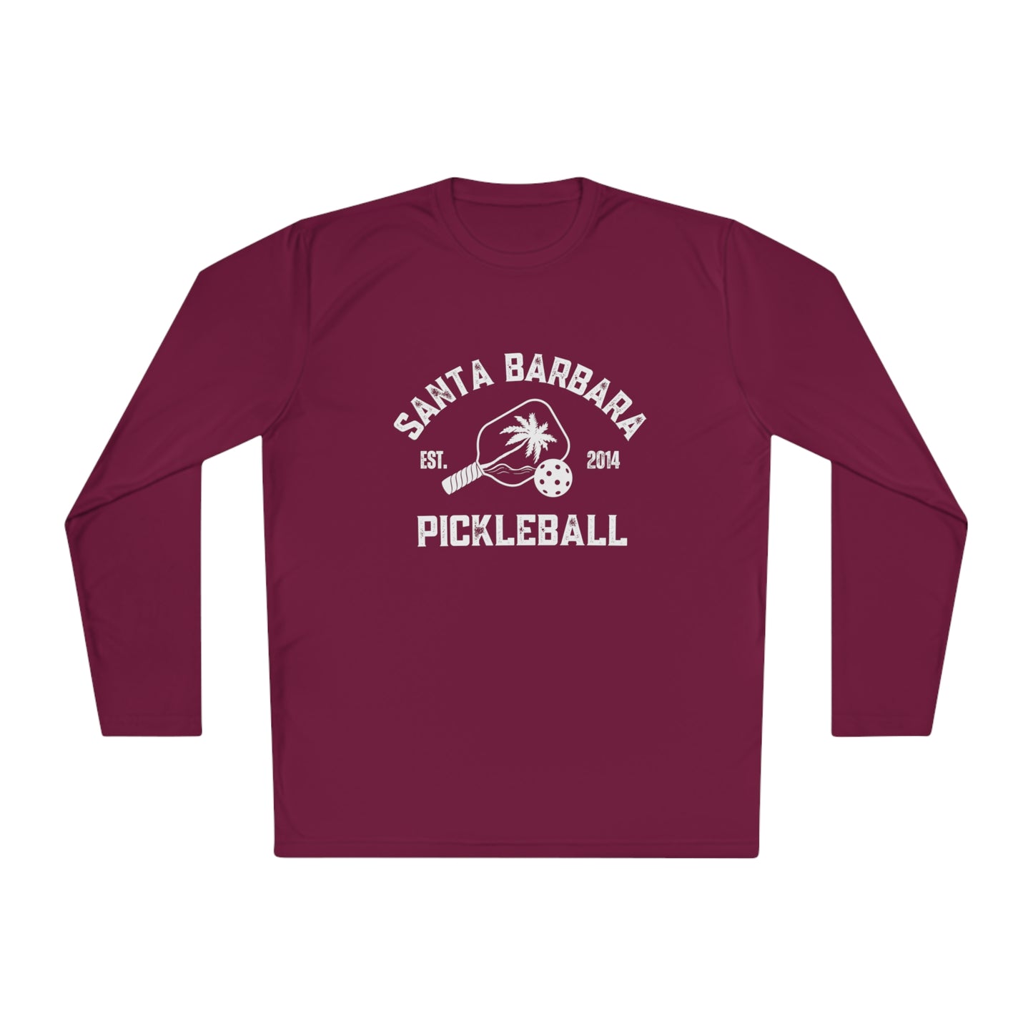 Santa Barbara Pickleball UNISEX (fuller cut), Light Weight, Moisture Wicking, SPF 40 Unisex Lightweight Long Sleeve Tee