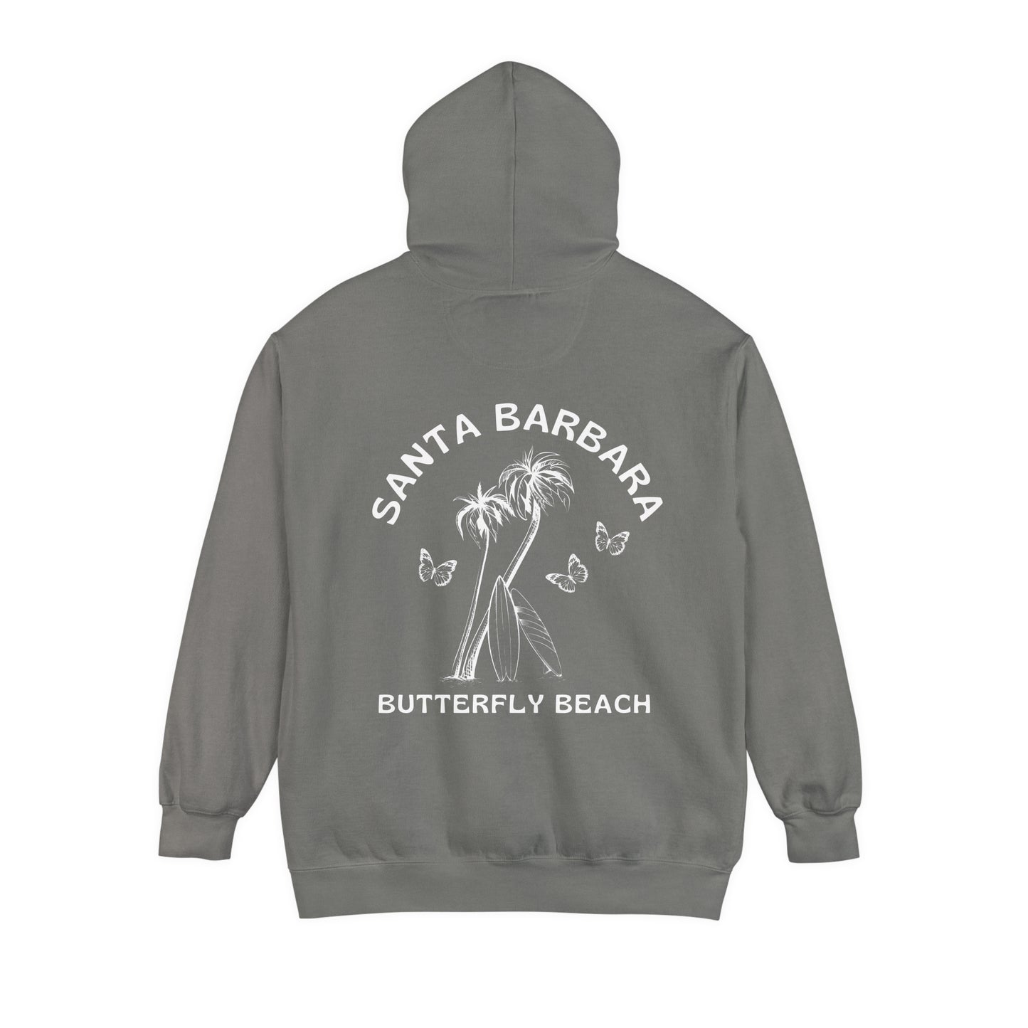 Butterfly Beach Santa Barbara Hoodies   - Garment Dyed, Unisex